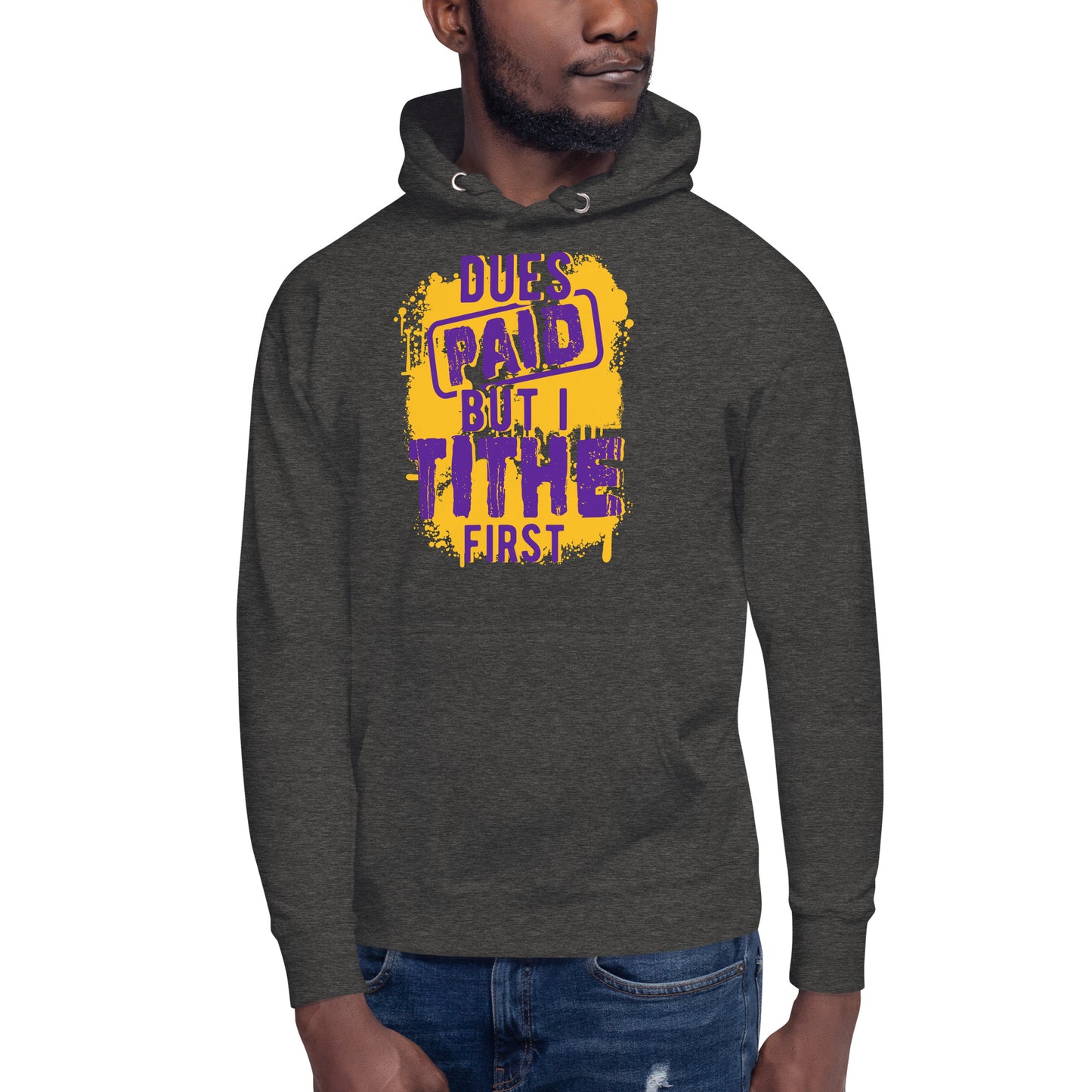 Dues Paid Purple and Gold Hoodie